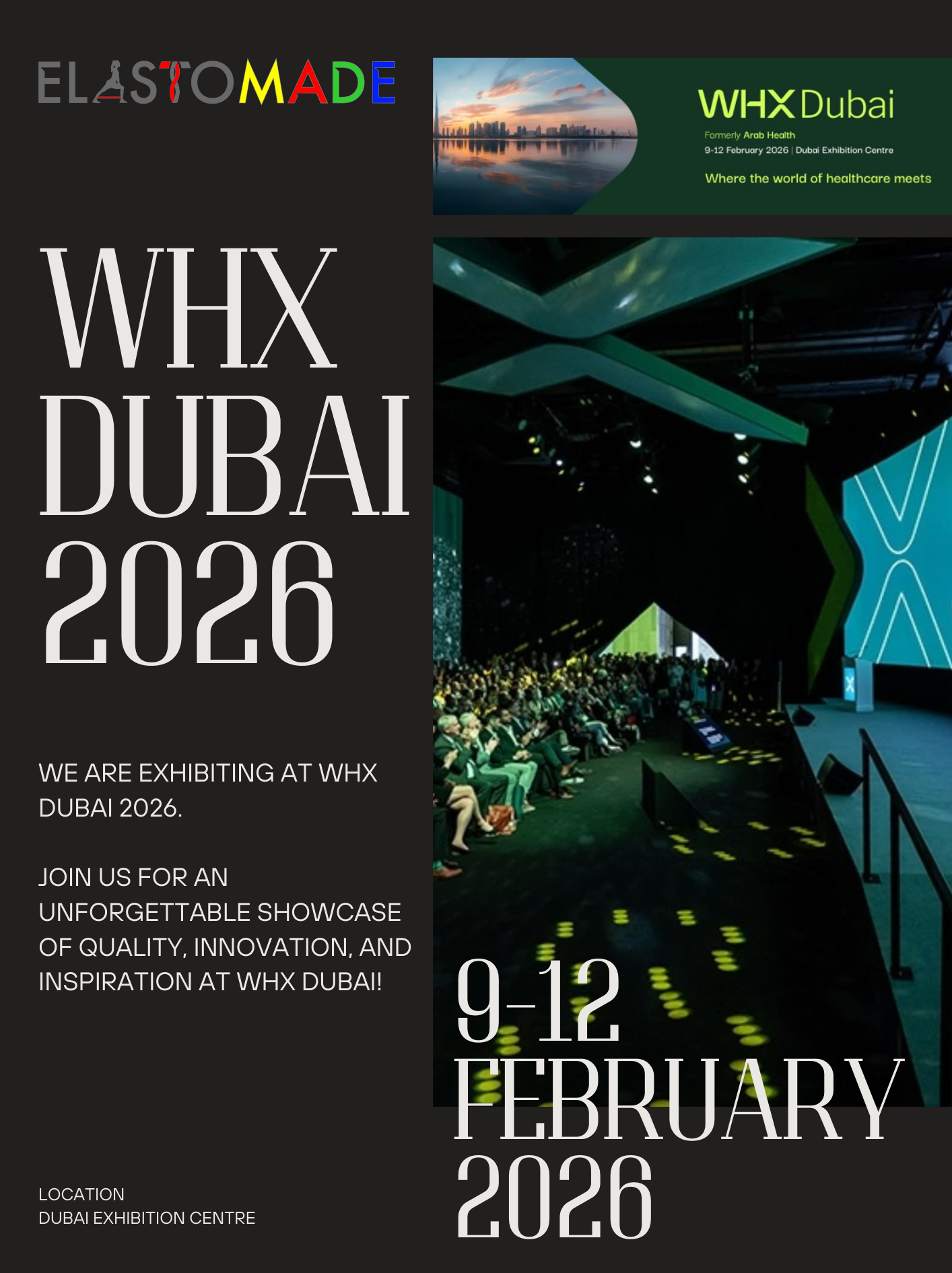 Elastomade Accessories Sdn Bhd to Exhibit at WHX Dubai 2026